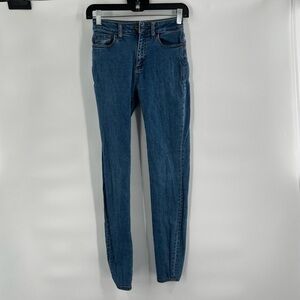 DL1961 farrow high rise insta skinny ringwald blue jeans size 6